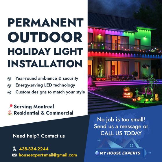 My House Experts: holiday-lights flyer