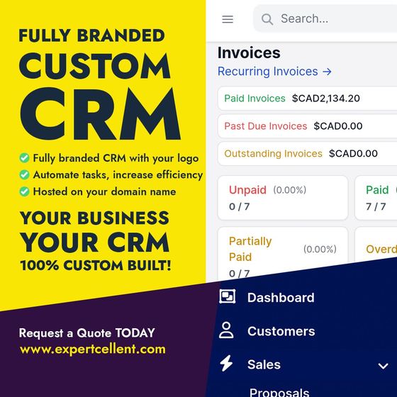 Expertcellent: CRM product flyer