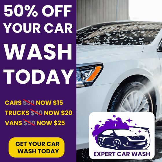 Expert Car Wash: discount ad