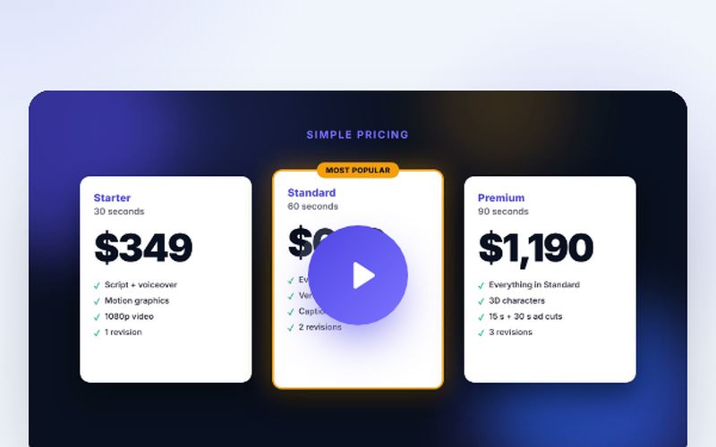 Explainer video sample in my custom HTML5 player